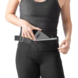 1. Löparbälte med mobilfack