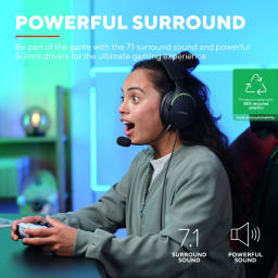 3. GXT 490 Fayzo Gamingheadset 7.1 USB Eco Svart
