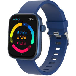 0. Bluetooth AMOLED Smart Watch Blå