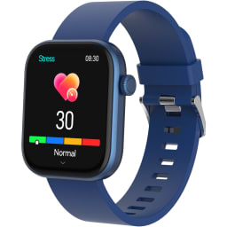 4. Bluetooth AMOLED Smart Watch Blå