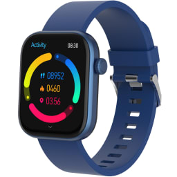 3. Bluetooth AMOLED Smart Watch Blå