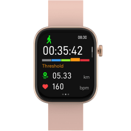 2. Bluetooth AMOLED Smart Watch Rosa / Beige