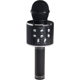 0. Karaoke-mikrofon Bluetooth Inbyggd högtalare KMS-20B Svart