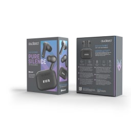 1. Hörlurar In-Ear TWS ANC ENC LED Novatune, svart