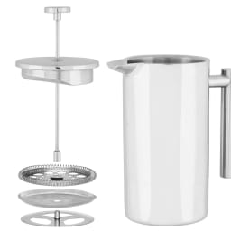 1. Gastro kaffepress, stål 1 L