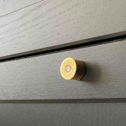 1. Mässingsknoppar av återbrukade hagelhylsor (4 st)