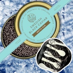 0. Arctic Silk Black Caviar 50 gram & Caviar Spoon Set