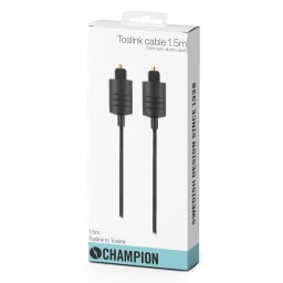 1. Optisk Toslink-kabel 1.5m