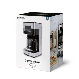 6. Kaffebryggare Digital 12-koppar/1,5L. Rostfri