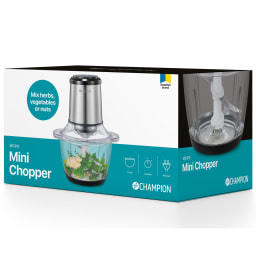 2. Mini Chopper 1.2L Glasskål