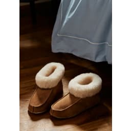 2. Fårskinnstoffla - Mouton Beige 