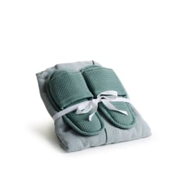 0. Hamammorgonrock med toffla från Ylleverket 