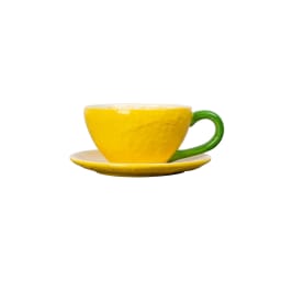 0. Cup and plate Lemon 