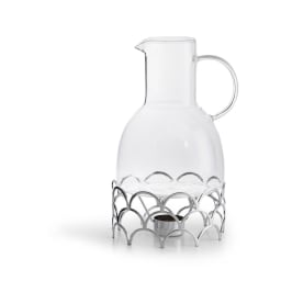1. Glöggkanna med värmare 1,3 L, silver