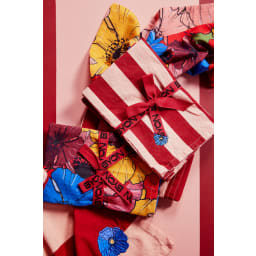 2. Servett Leya randig, 2-pack