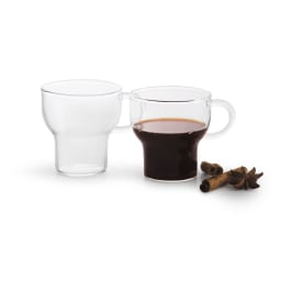 0. Glasmugg liten, 2-pack