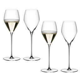 0. Veloce Champagneglas, 4 st.