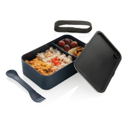 1. Lunchlåda med spork i GRS återvunnen PP