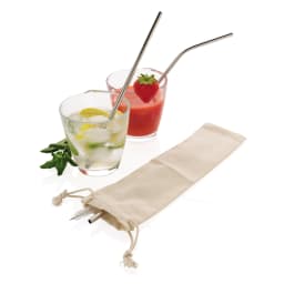 2. 3-pack återanvändningsbara sugrör i stainless steel