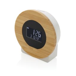 0. Utah LCD skrivbordsklocka RCS rplast & bambu