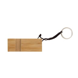 3. Standkey bambu nyckelring telefonstativ