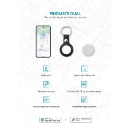 5. Findmate Dual RCS återvunnen plast föremålssökare IPX 5