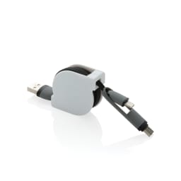 0. Utdragbar 3-i-1 kabel