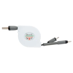 2. Utdragbar 3-i-1 kabel