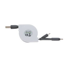 1. Utdragbar 3-i-1 kabel