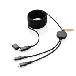 0. Terra RCS återvunnen PET 3 meter 4-i-1-kabel