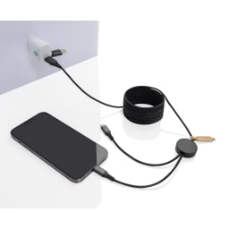 1. Terra RCS återvunnen PET 3 meter 4-i-1-kabel