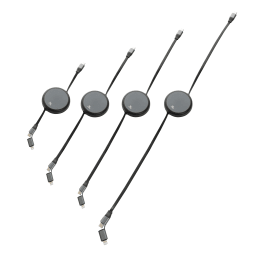 3. Terra RCS återvunnen aluminium 240W utdragbar 2-i-1 kabel