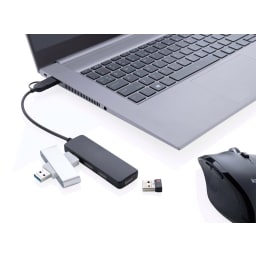 3. USB hub i RCS återvunnen plast med dubbel input