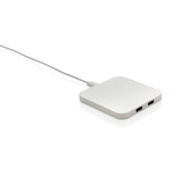0. 10W trådlösa laddare m. USB portar RCS återvunnen plast