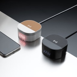 5. Aria digital klocka med 5W trådlös laddning