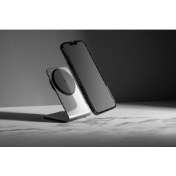 4. Terra aluminium 15W magnetisk trådlös telefonställ för mobil