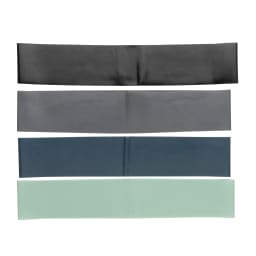 1. 4-pack elastiska träningsband i fodral