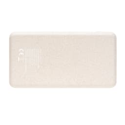 2. Kork och vete 8.000 mAh powerbank med 5W trådlös laddning