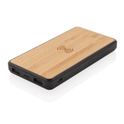 0. 8.000 mAh powerbank m. trådlös laddning RCS plast