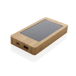 0. Sunwick 10.000mAh solcellspowerbank i bambu