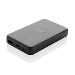 2. 5.000 mAh trådlös powerbank i RCS återvunnen plast