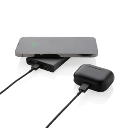 2. Terra 5.000mAh/5W trådlös powerbank RCS återvunnen aluminium