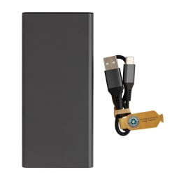 3. Terra 10.000 mAh/18W powerbank RCS återvunnen aluminium