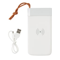 1. Aria 8.000 mAh 5W powerbank med trådlös laddning