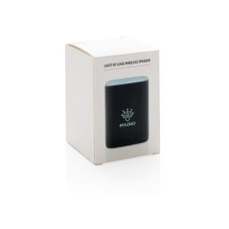 2. Trådlös högtalare med lysande logga