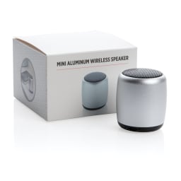 3. Mini aluminium trådlös högtalare