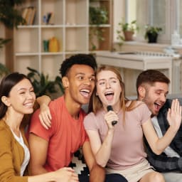 4. Singvibe RCS karaoke set med dubbelmikrofon