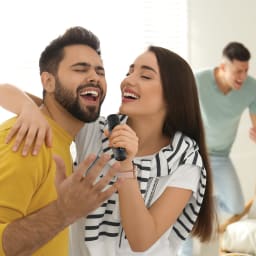 5. Singvibe RCS karaoke set med dubbelmikrofon