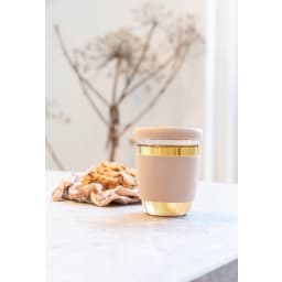 4. Ukiyo borosilikatglas med silikonlock och sleeve