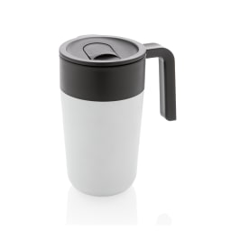 0. Mugg med handtag, i GRS certifierad PP och S/S
